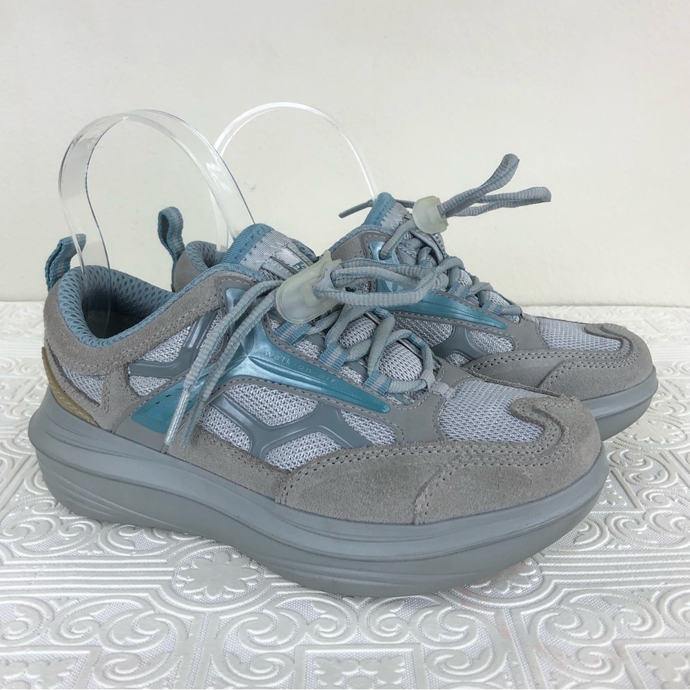 Kybun Kyoot Uster Women’s Cyan Walking Comfort Cushion Suede Mesh Orthopedic